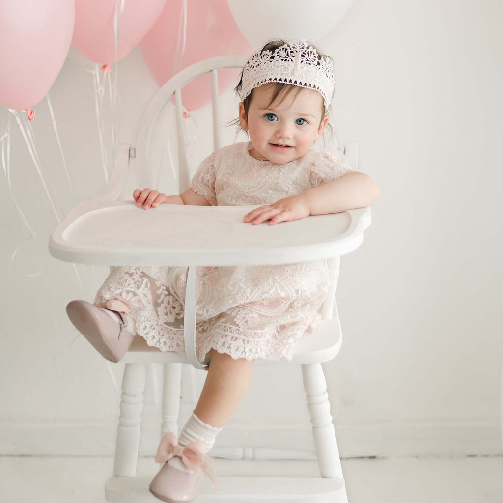 One year Birthday Dress and Crown store