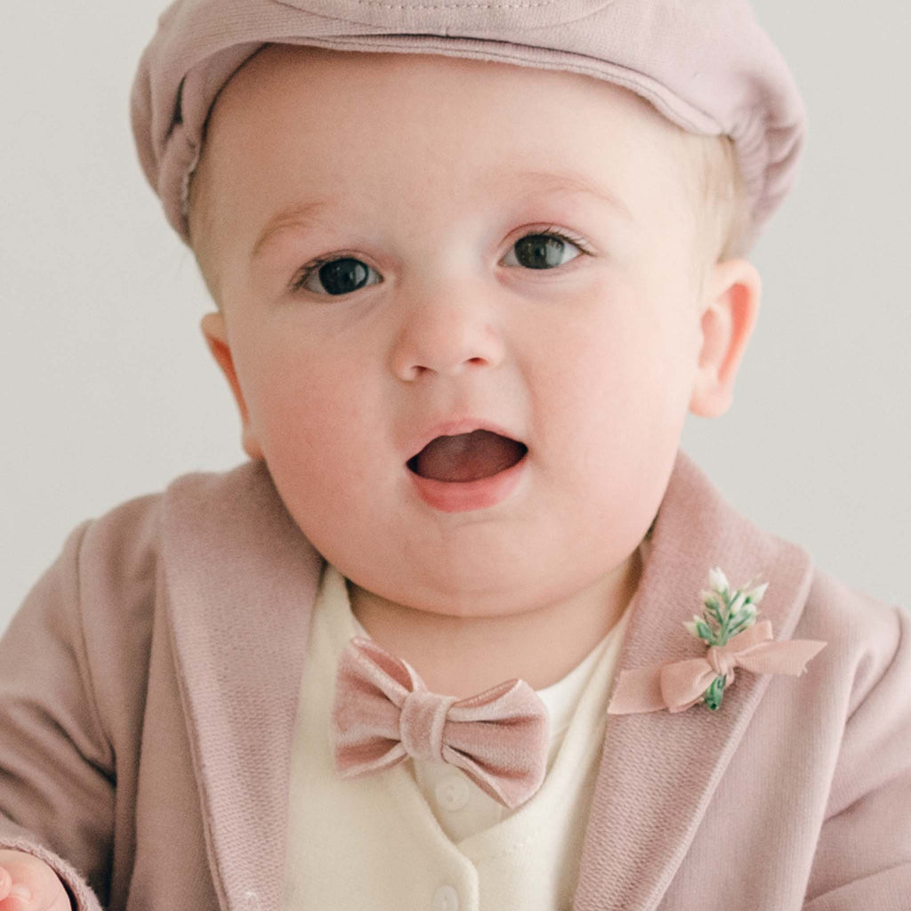 Bow Tie Newborn Scally Cap Newsboy Cap Outfit For Baby To 10 Years