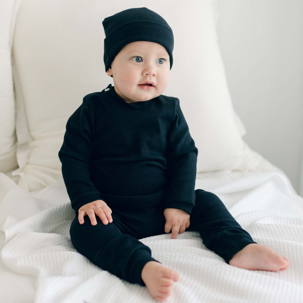 Baby boy black leggings fashion