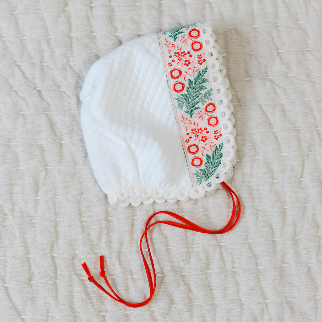 Boutique Baby Christmas Bonnet – Baby Beau and Belle
