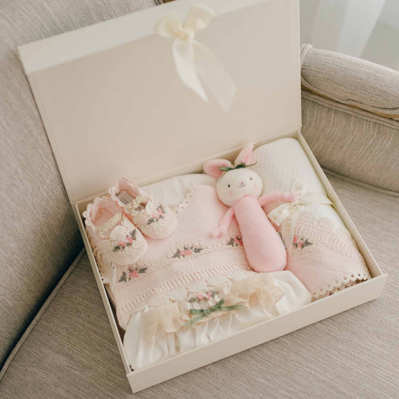Natalie layette gown newborn gift set in box