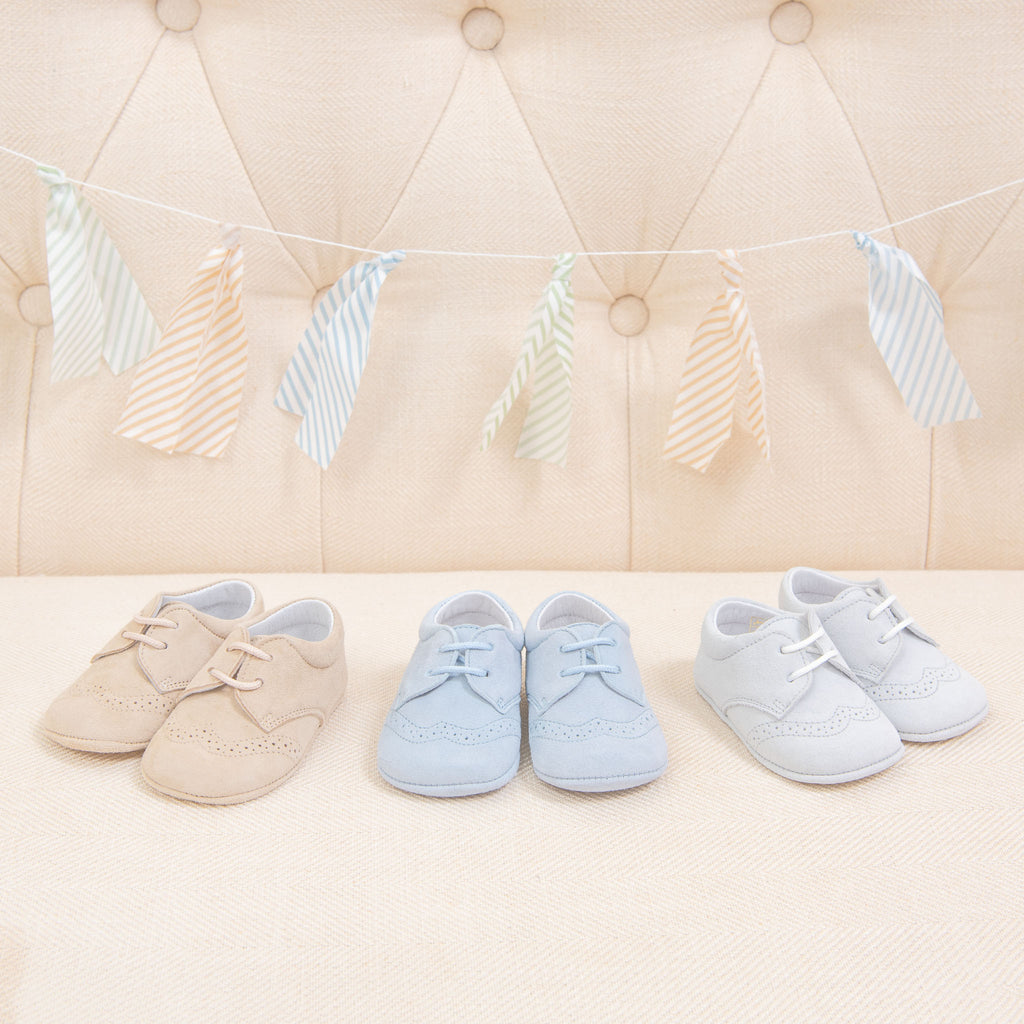 Theodore Suede Shoes – Baby Beau and Belle - Main Image