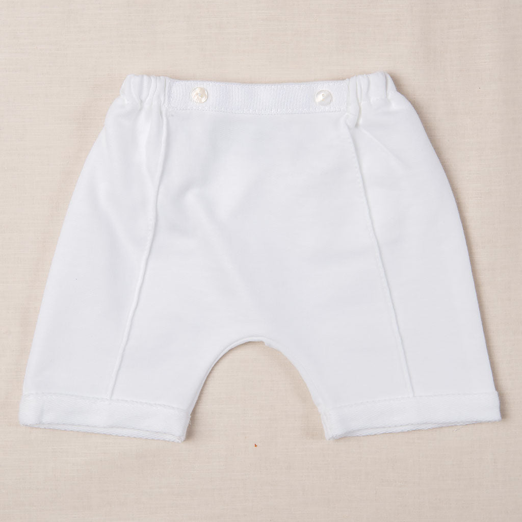 The Asher shorts, part of the baby boy shorts suit.