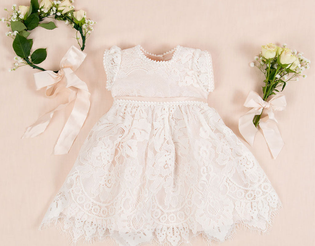 New! | Victoria Silk Flower Girl Dress