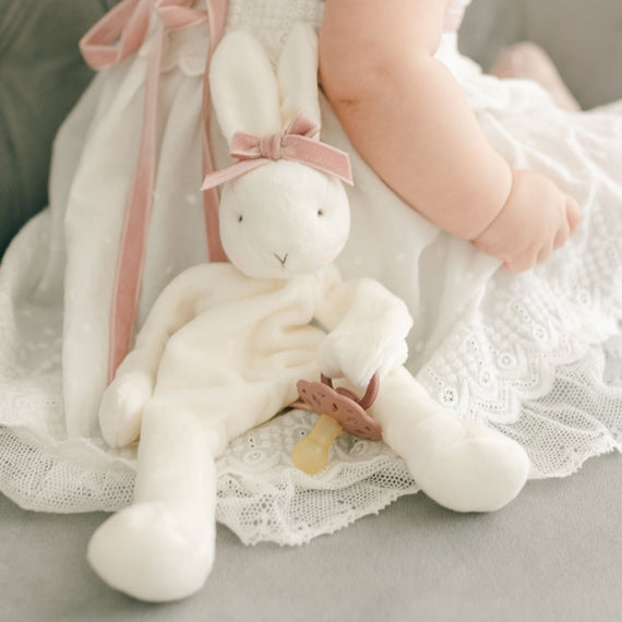 Emily Silly Bunny Buddy | Pacifier Holder