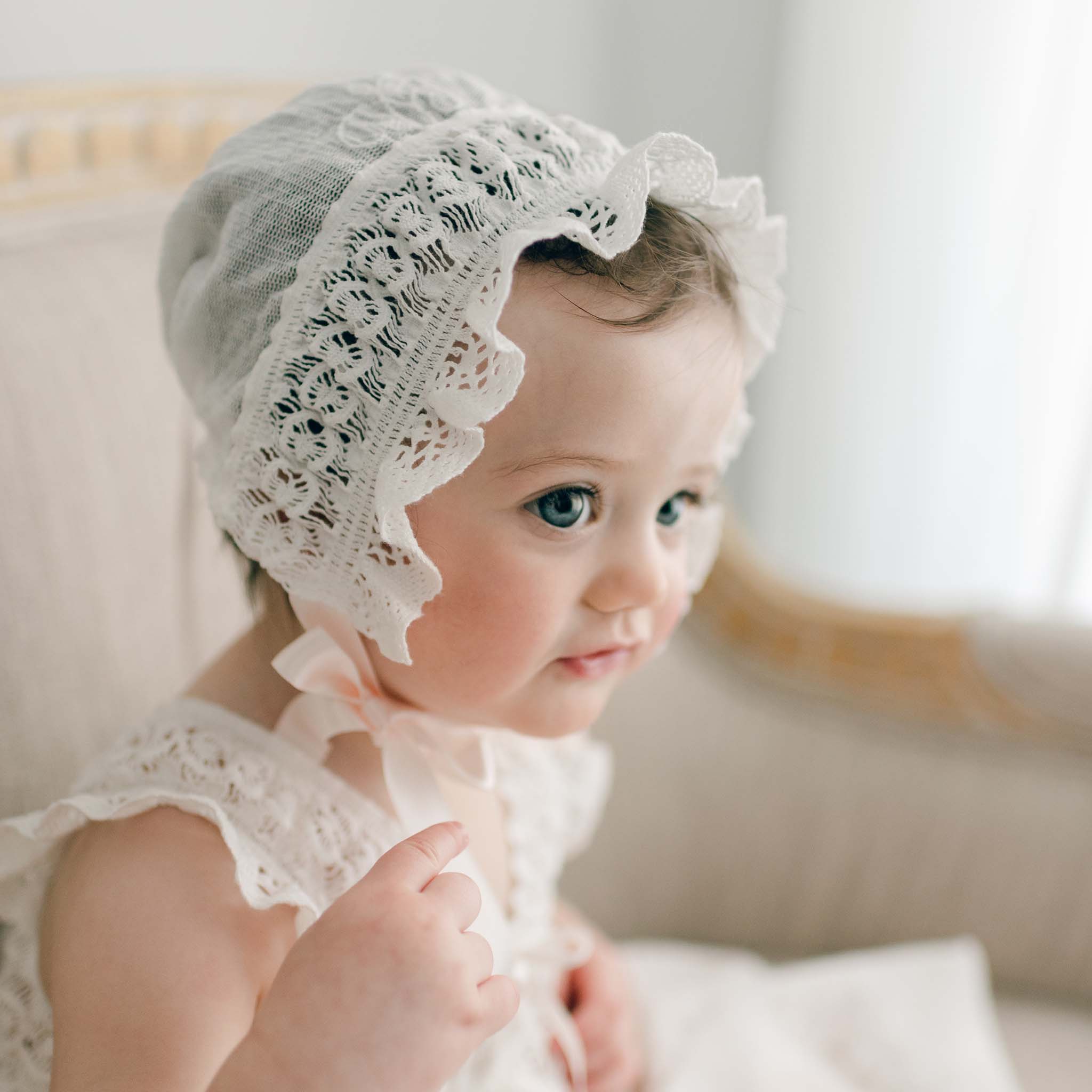 princess charlotte baptism dress Charlotte Christening Gown & Bonnet at Baby Beau & Belle