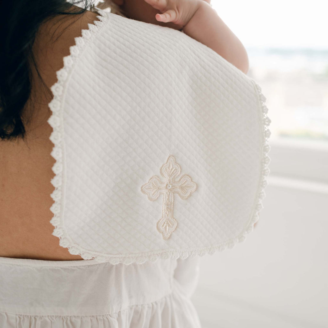 Ivory Burp Cloth