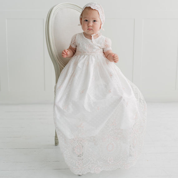 Elizabeth Christening Gown & Bonnet