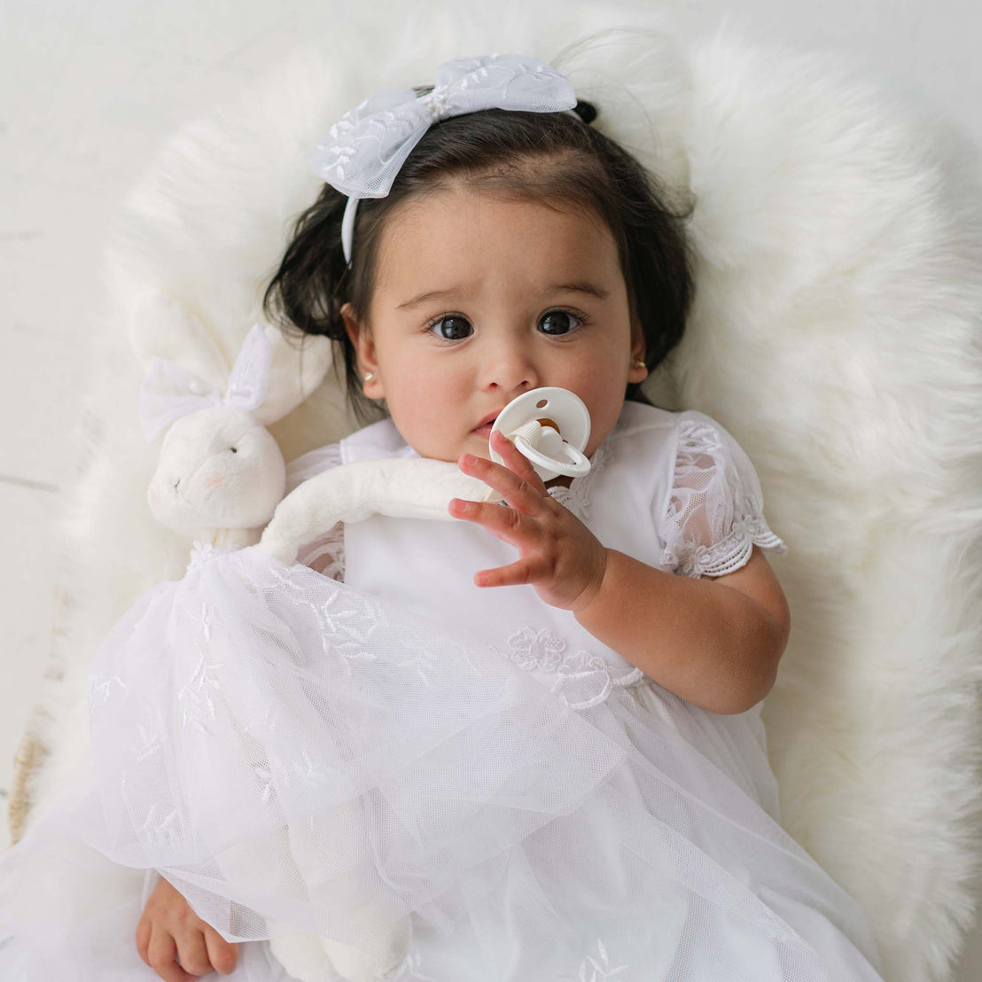 Ellie Silly Bunny Buddy | Pacifier Holder