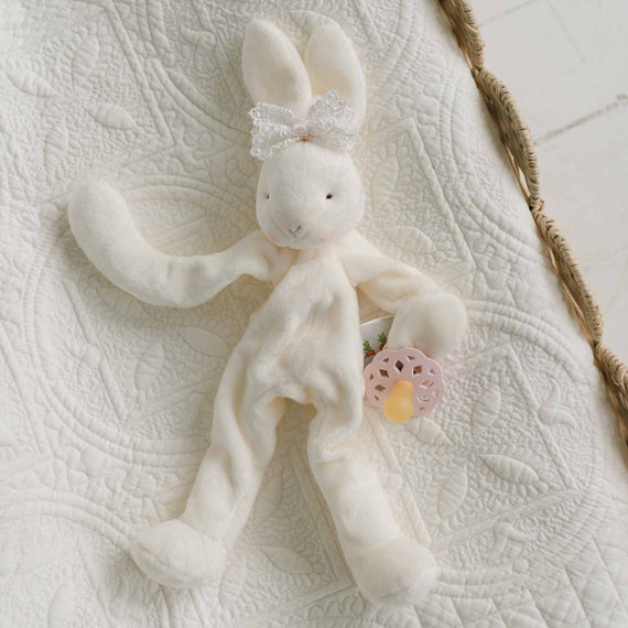Emma Silly Bunny Buddy | Pacifier Holder