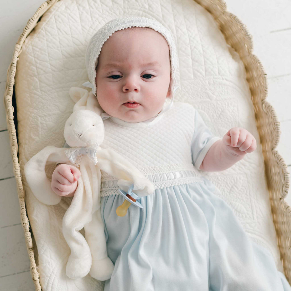 Ethan Quilted Newborn Bonnet