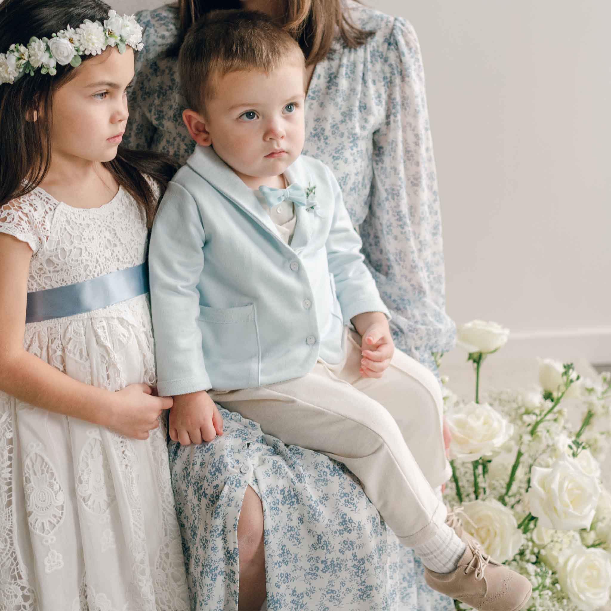 Ezra Powder Blue 4-Piece Suit at Baby Beau & Belle Ezra Powder Blue 4-Piece Suit at Baby Beau & Belle