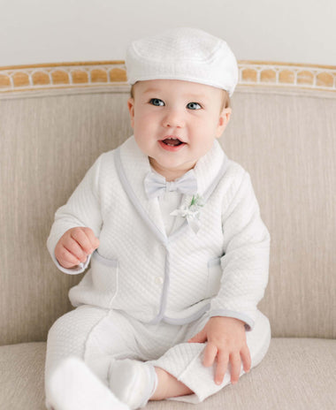 Popees Baptism Dress Combo Set For Baby Boy