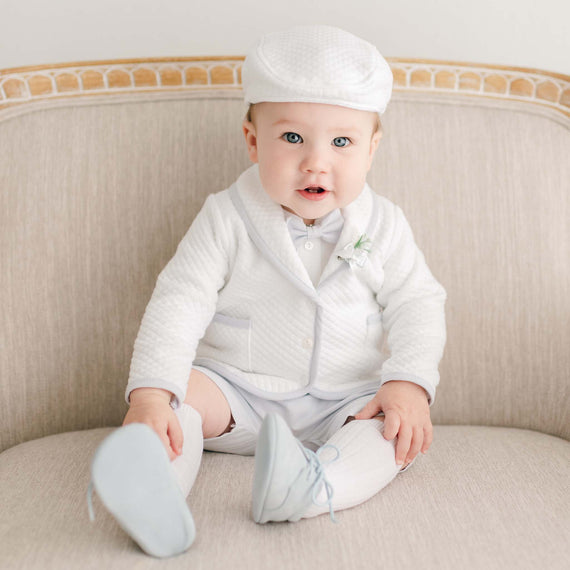 Baby Boy White Socks – Baby Beau and Belle
