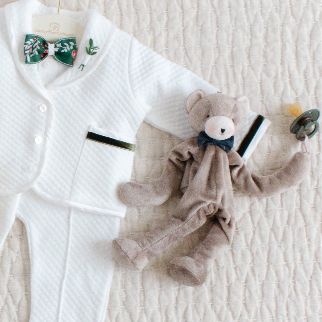 Holiday Silly Bear Buddy | Pacifier Holder