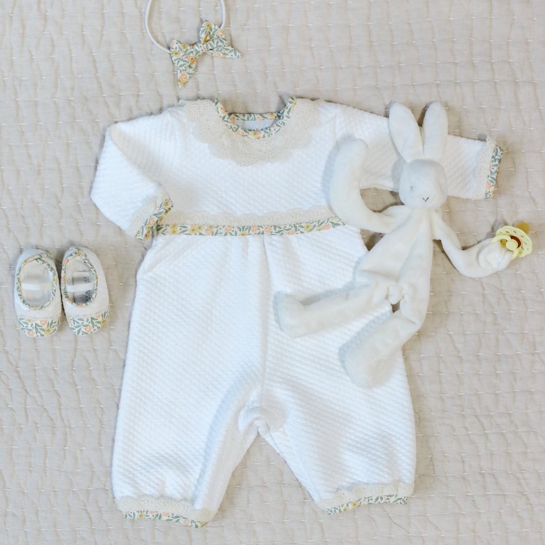 Petite Fleur Yellow Romper