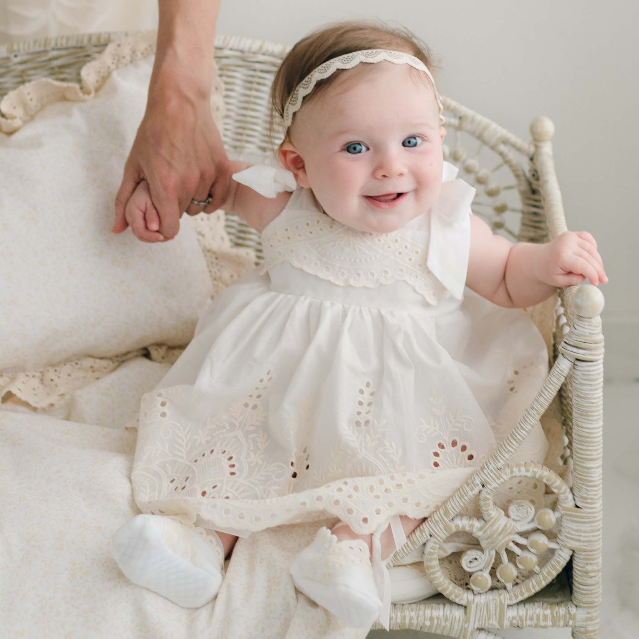 Ingrid Dress & Bloomers at Baby Beau & Belle Ingrid Dress & Bloomers at Baby Beau & Belle