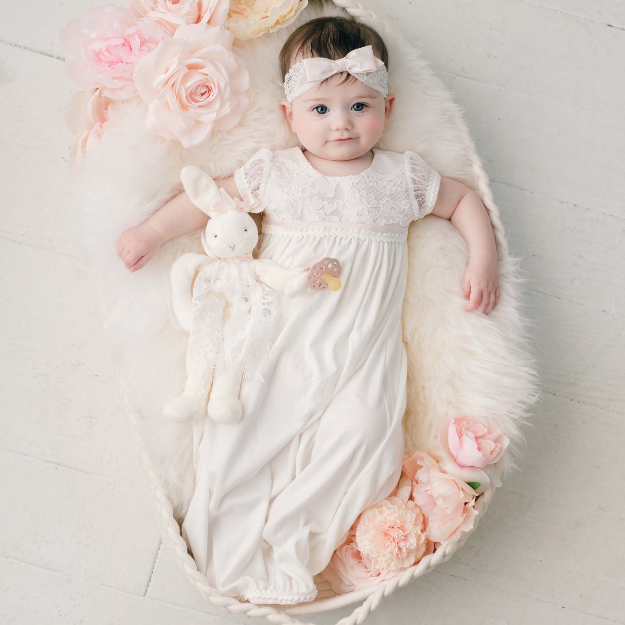Victoria Layette Gown – Baby Beau and Belle - Main Image