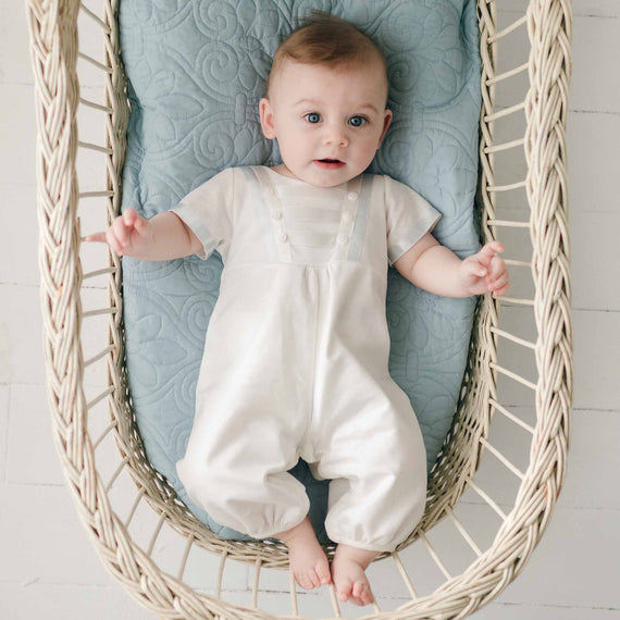 Owen Baby Boy Romper & Skirt Baby Beau and Belle Owen Baby Boy Romper & Skirt Baby Beau and Belle