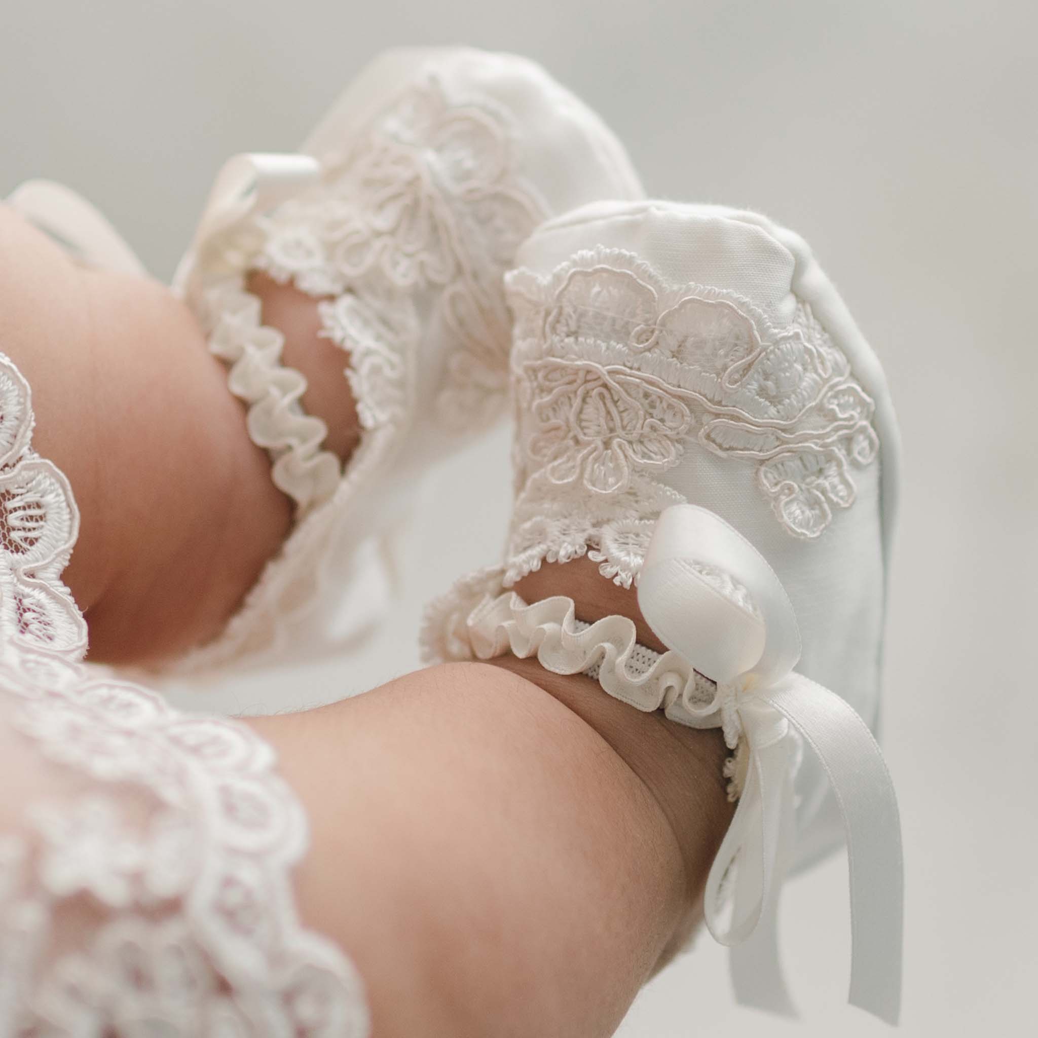 Penelope Girl Christening Shoes – Baby Beau and Belle