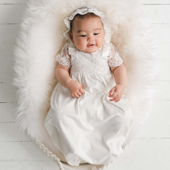 newborn fall dress Baby Girl Lace Set, 4 Pieces Outfit for Special Occasions (US, Age, 0 Months, Pink, Ivory, Pearl.): Clothing, Shoes & Jewelry You will be able to use it longer than your expectation Baby Girl Fall Outfits (3-24M)