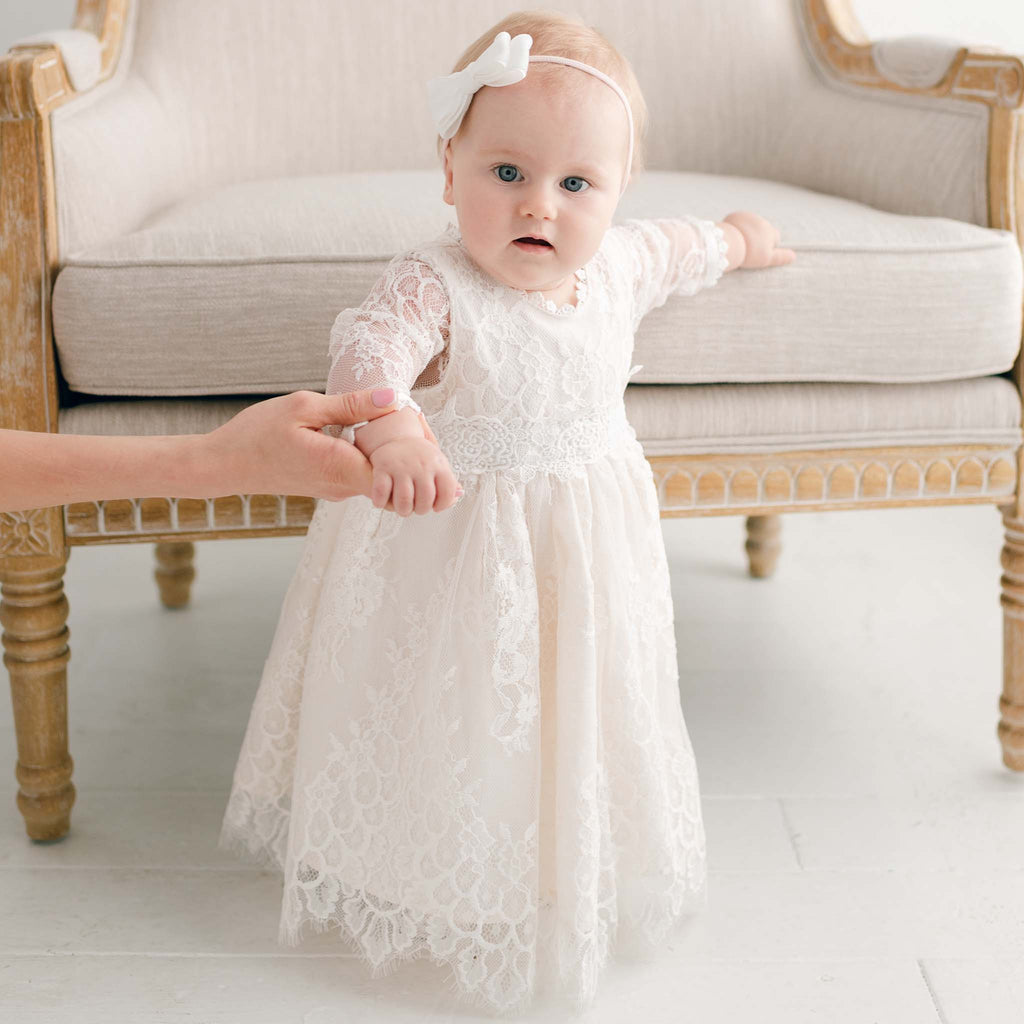 sachin and babi light blue dress Glamulice Baby Girls Flower Christening Baptism Dress Formal Party Special  Occasion Dresses for Toddler 3-6 Light Ivory White Infant Girl Church  Holiday Wedding Pageant Gown & Headband Newborn 3M Gala in Kenya | main image 0