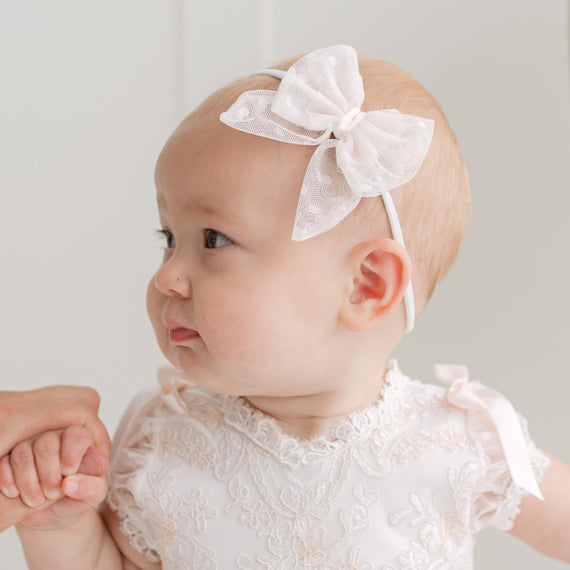 Sophia Lace Bow Headband