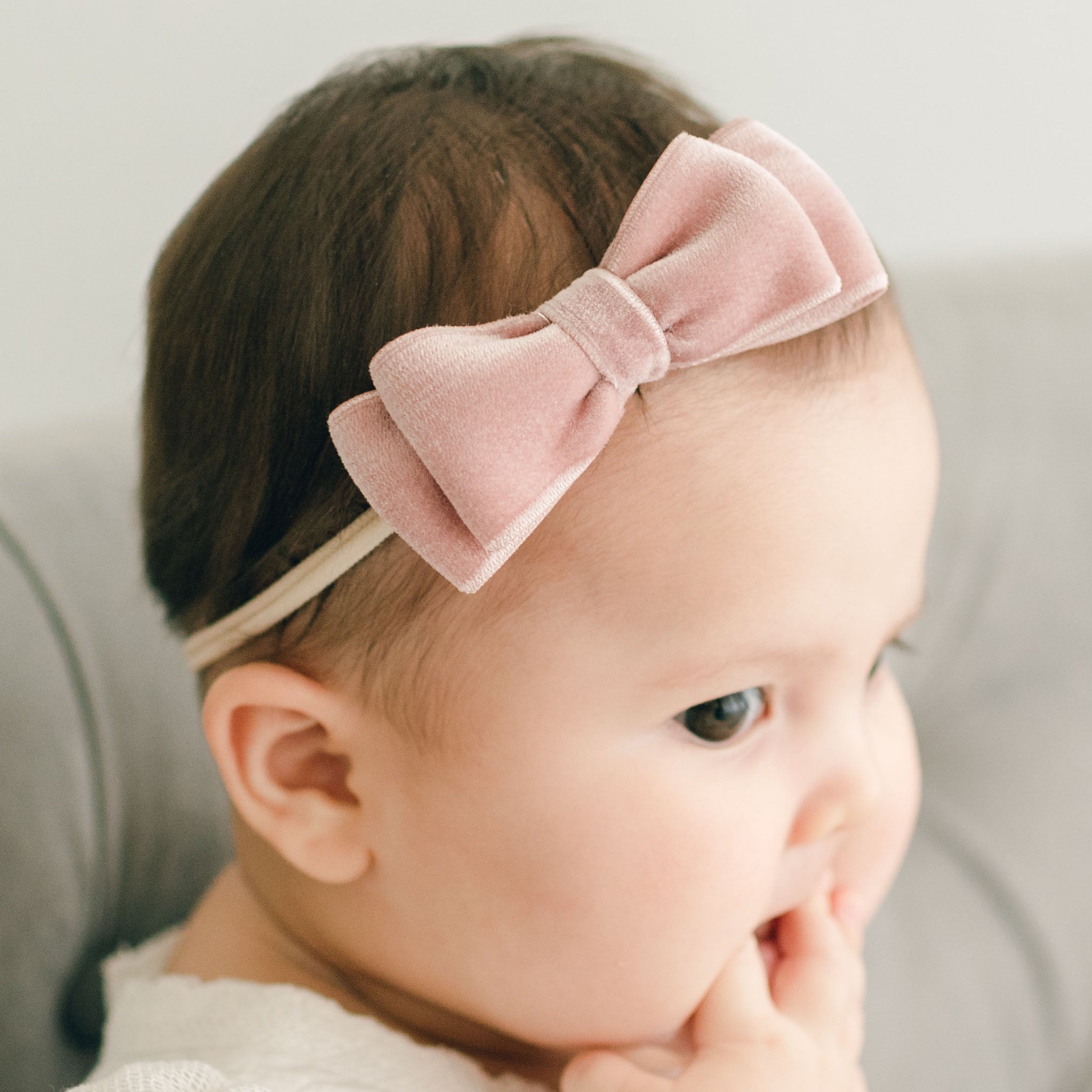 thumbnail image 2 of Felt Flower Headband Materials Bowtique Emilee Mini Headband DIY Kit - Makes 14 Purple & Pink Baby Headbands Scrunchie Making Kit 2 of 13