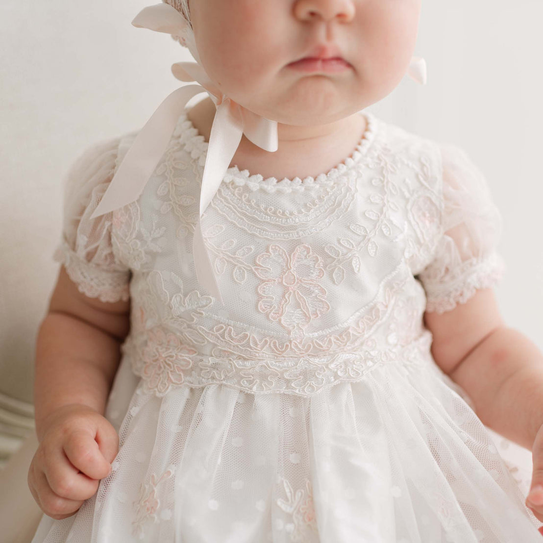 Elizabeth Christening Gown & Bonnet