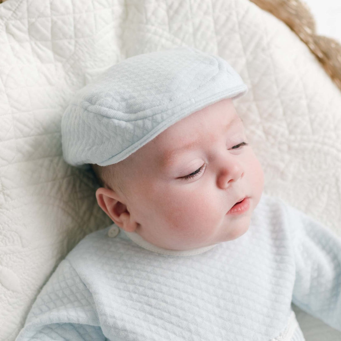 Ethan Quilted Newsboy Cap