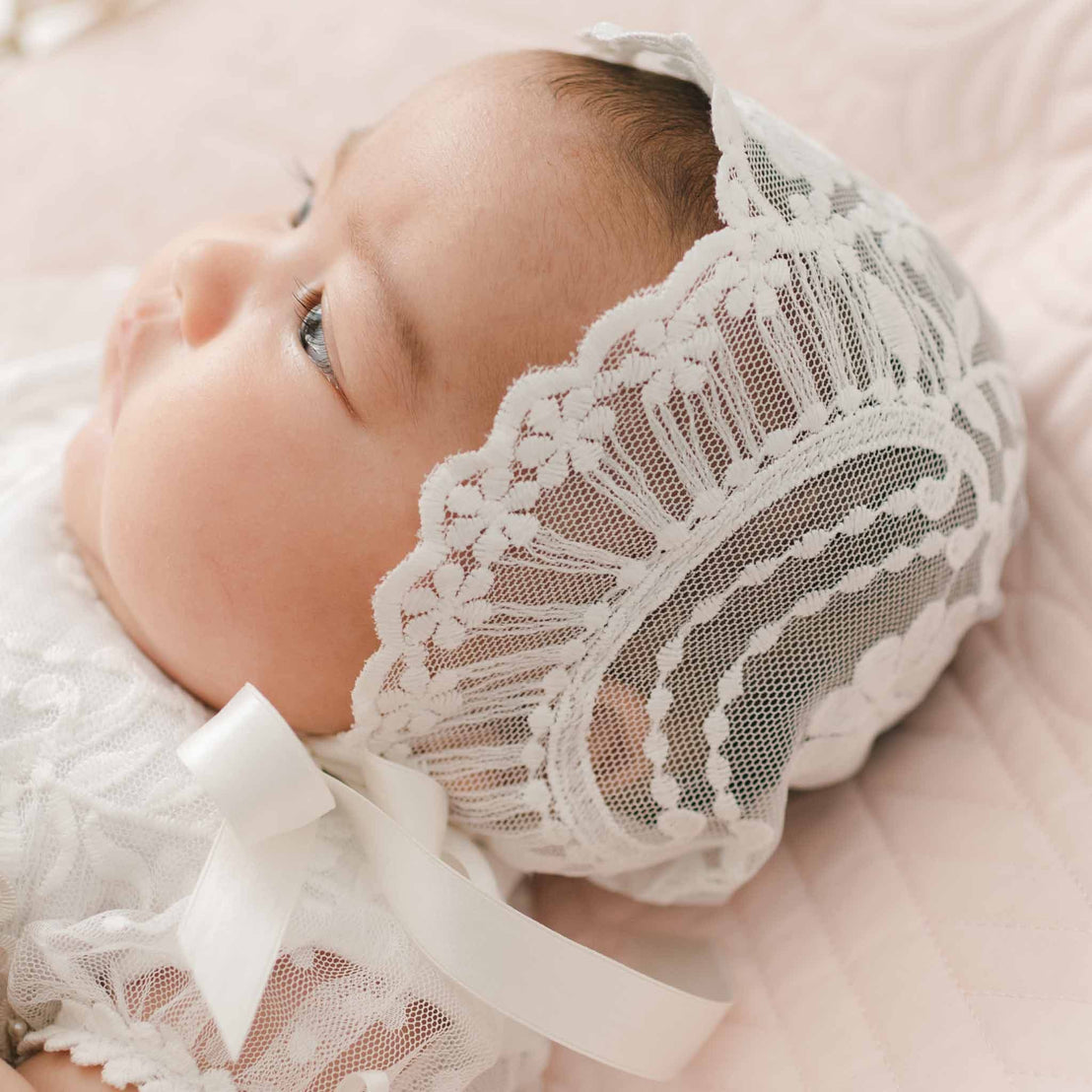 Harper Lace Bonnet