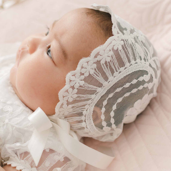 Harper Lace Bonnet