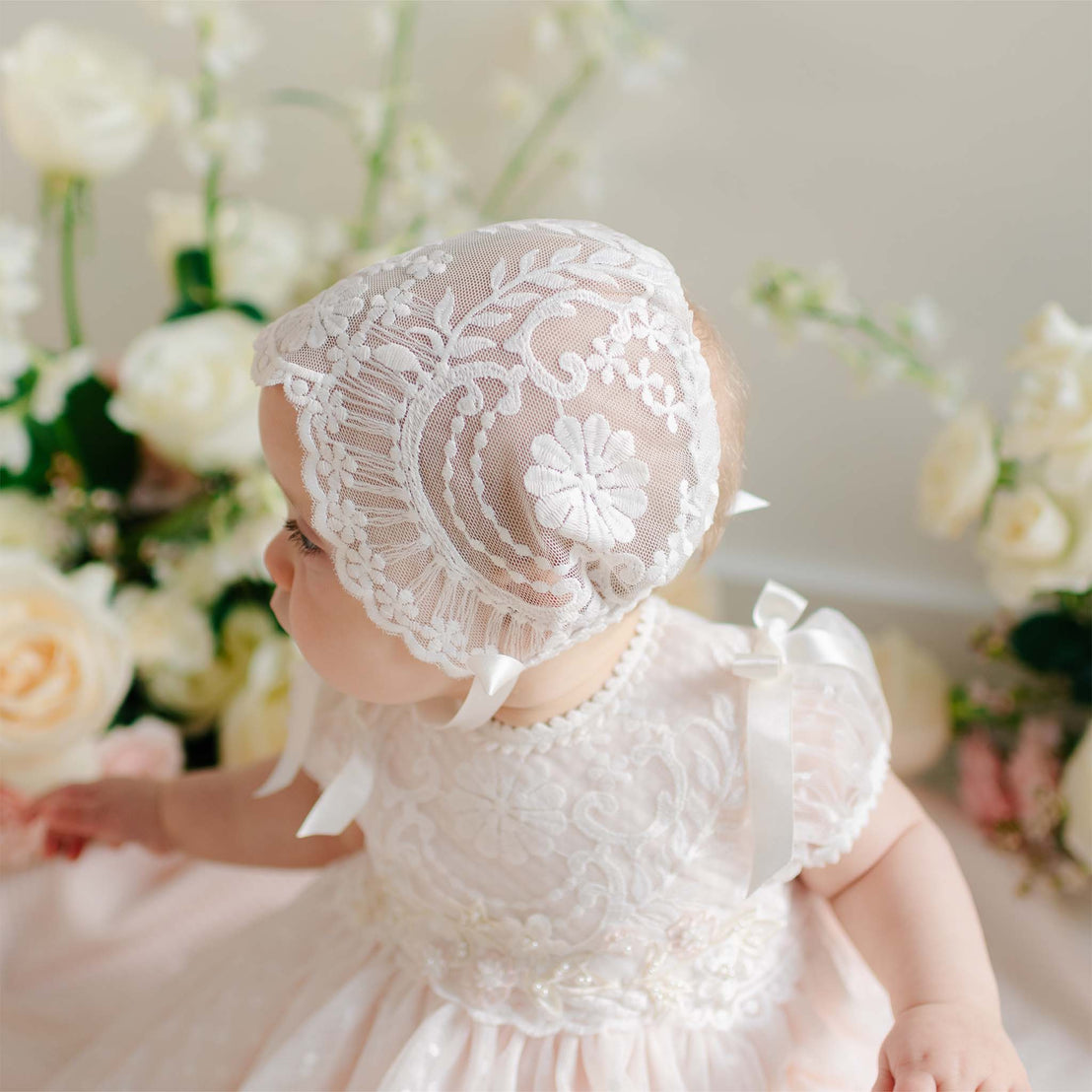 Harper Lace Bonnet