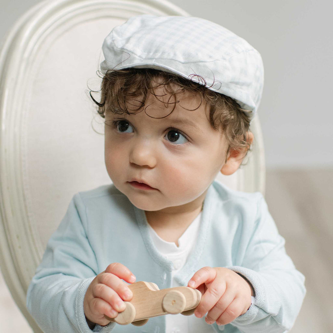Ian Checked Newsboy Cap