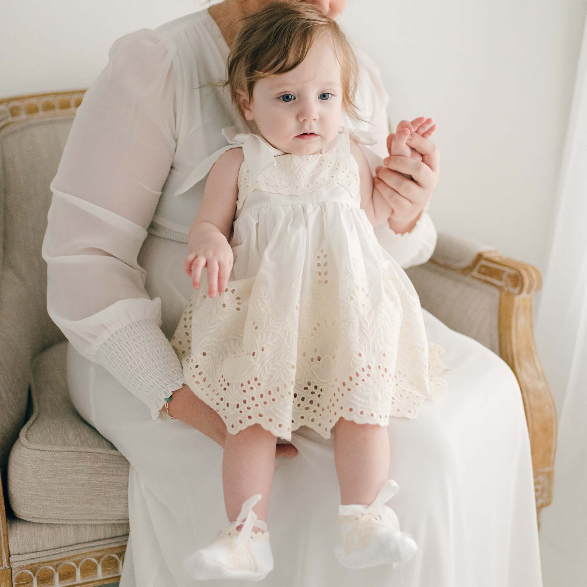 Ingrid Dress & Bloomers at Baby Beau & Belle