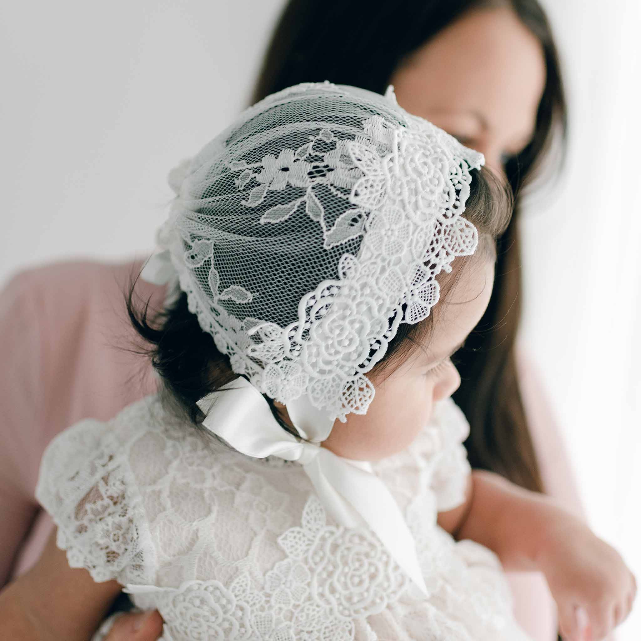 Juliette Lace Bonnet – Baby Beau and Belle