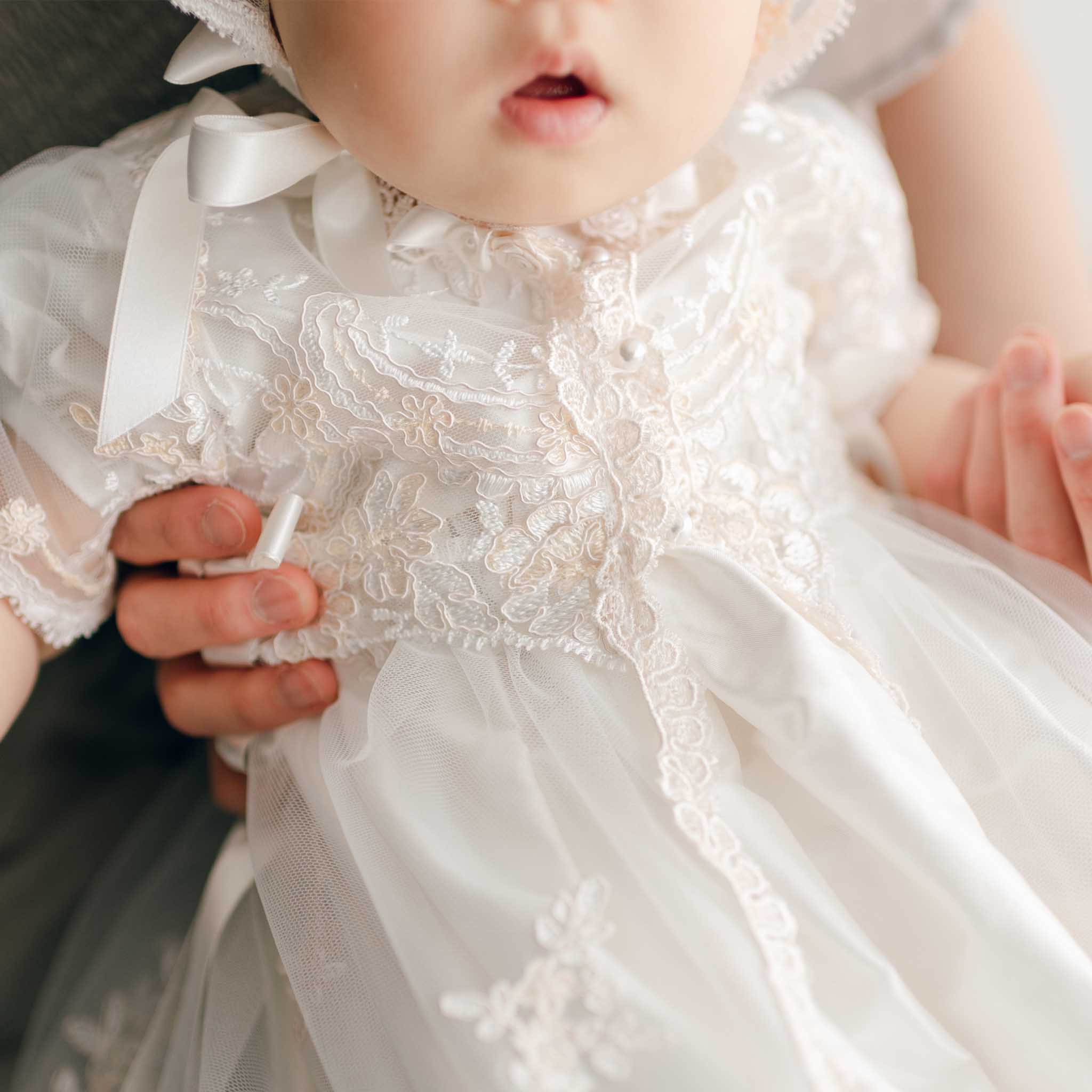 Kristina Heirloom Christening Gown – Baby Beau and Belle