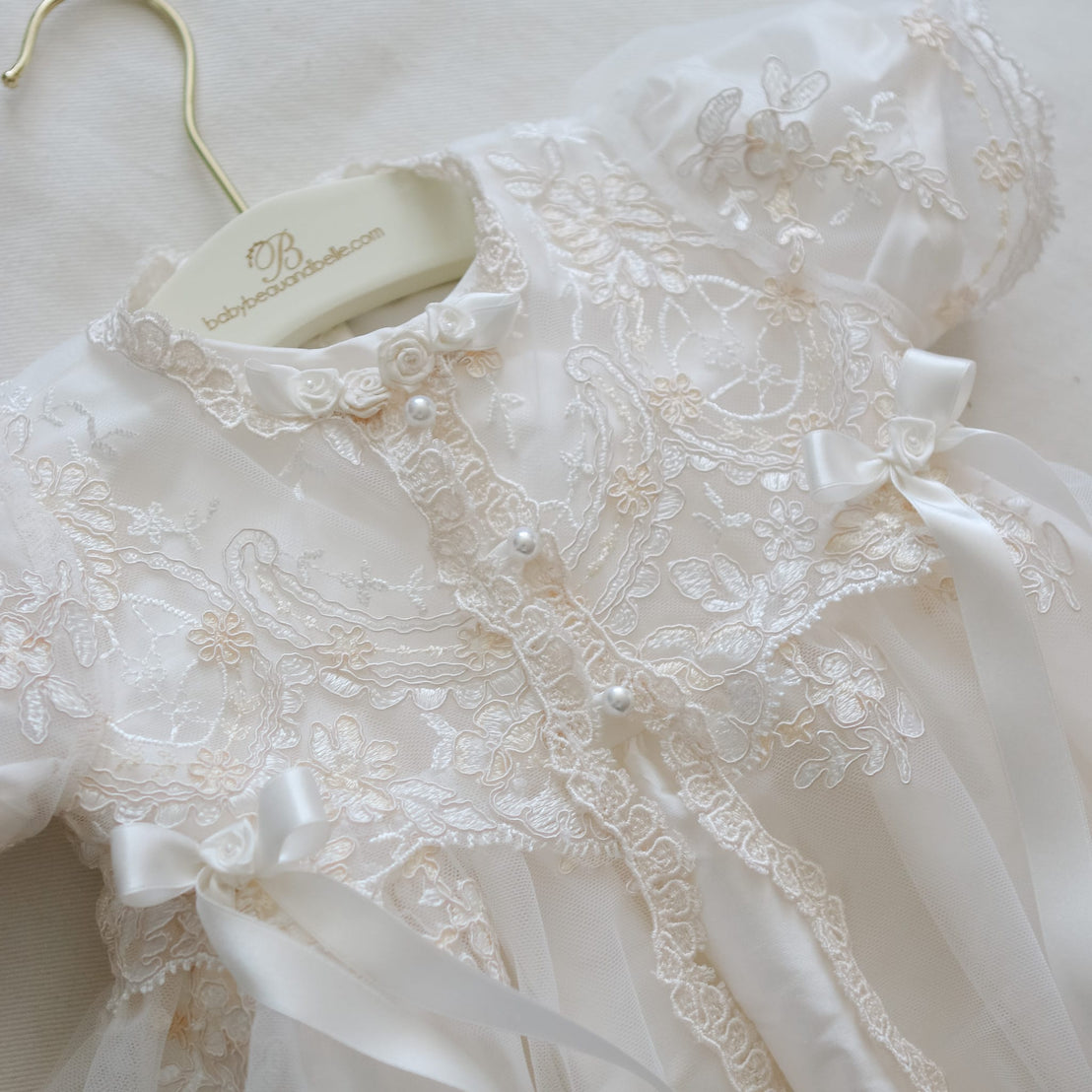 Kristina Christening Gown & Bonnet