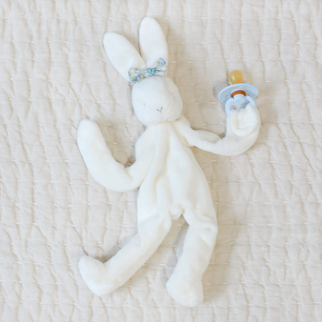 Lillian Bunny Buddy | Pacifier Holder
