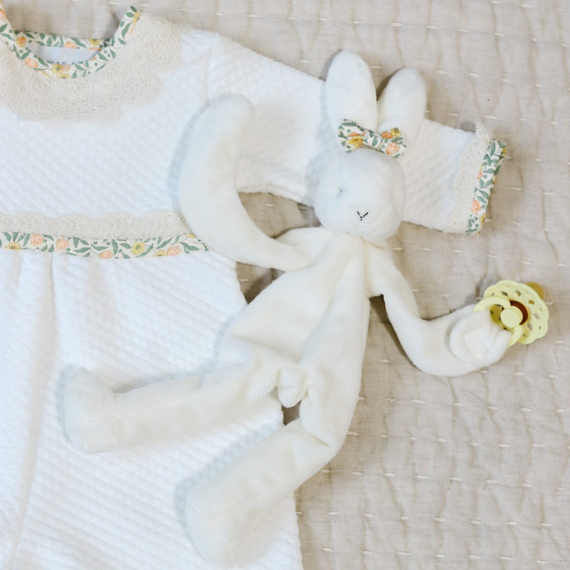 Lillian Bunny Buddy | Pacifier Holder