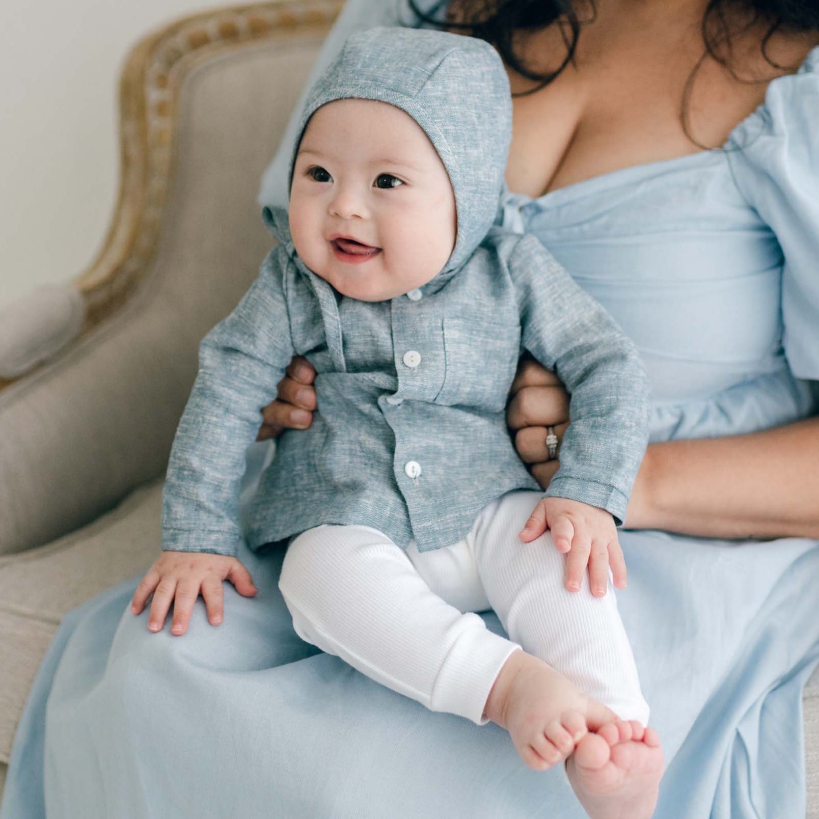 Silas Linen Shirt Set – Baby Beau and Belle