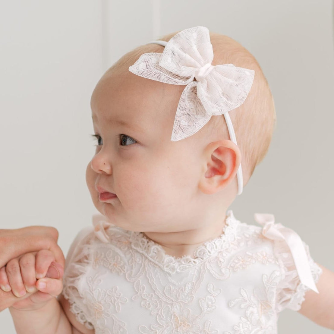 Sophia Lace Bow Headband