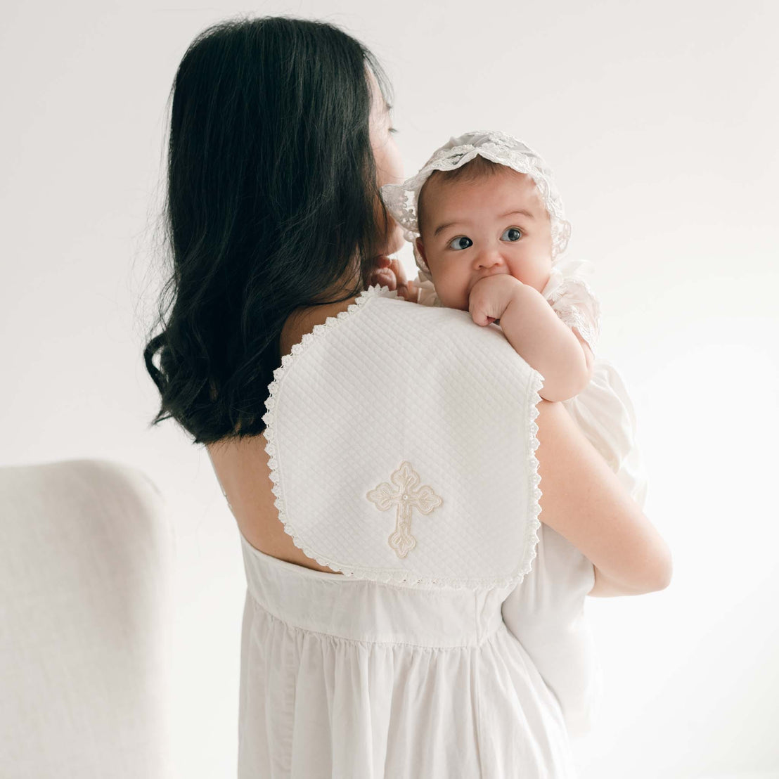 White Burp Cloth