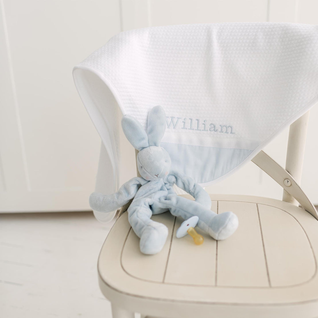 William Silly Bunny Buddy | Pacifier Holder