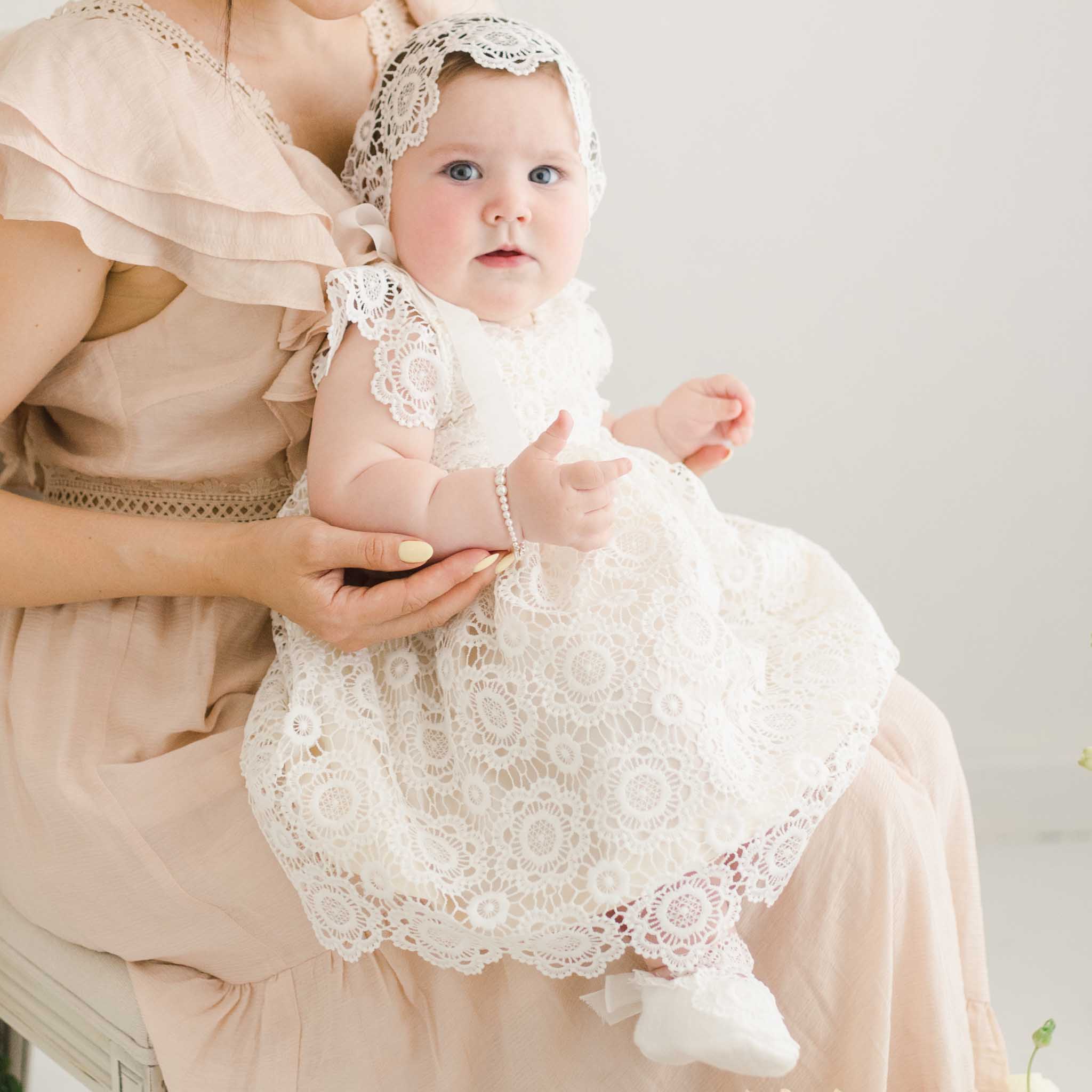 Poppy Lace Baby Dress – Baby Beau and Belle