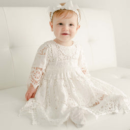 Adeline Lace Dress & Bloomers