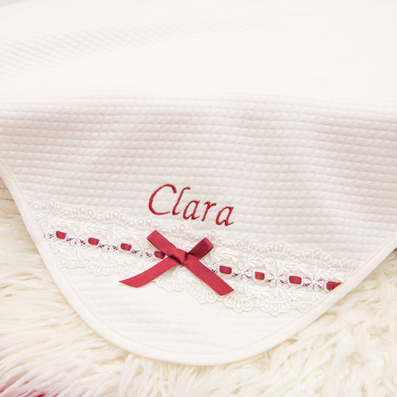Clara Holiday Personalized Blanket