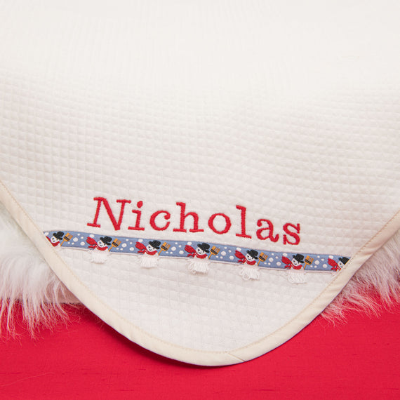Nicholas Holiday Personalized Blanket