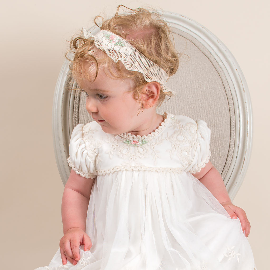 Clementine Girls Headband With Gown
