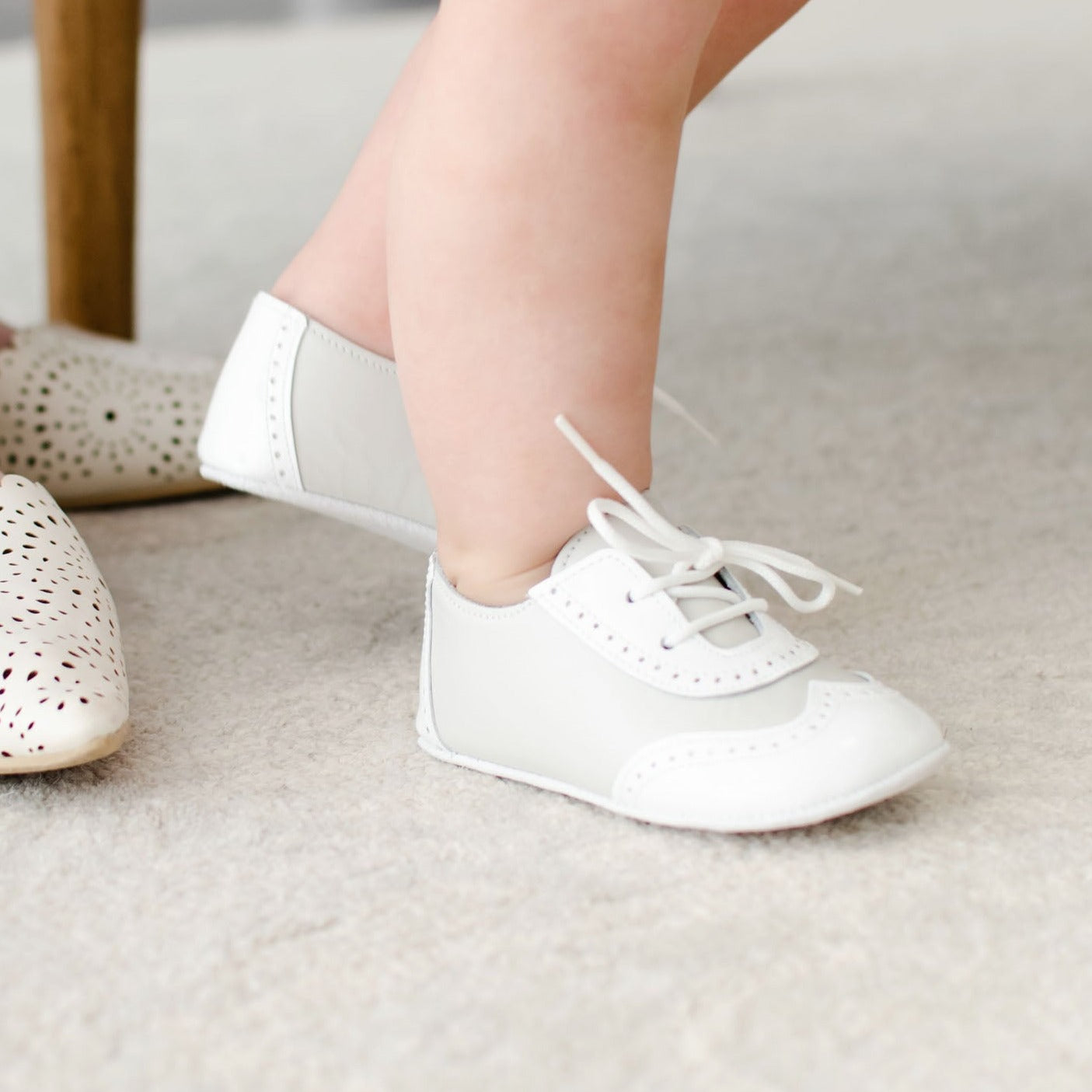 Baby Boy Ivory Wingtip Shoes Baby Beau & Belle Baby Beau and Belle Baby Boy Ivory Wingtip Shoes Baby Beau & Belle Baby Beau and Belle